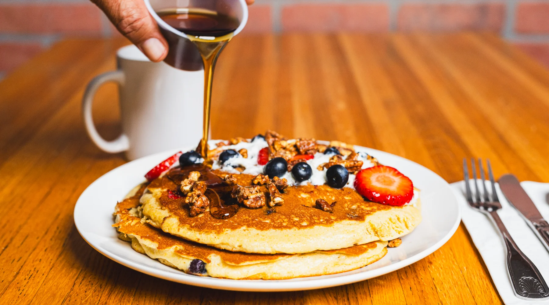 Pancakes at Jan's Place in Jensen Beach, FL